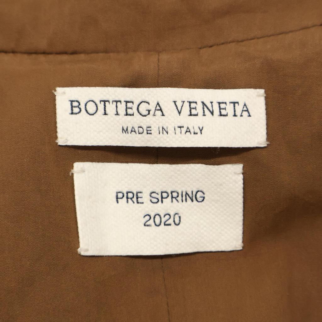 BOTTEGA VENETA [Excellent Condition/Domestically Authorized] 612051 2020 PRESPRING Snap Button Trench coat 38 BrownUsed
