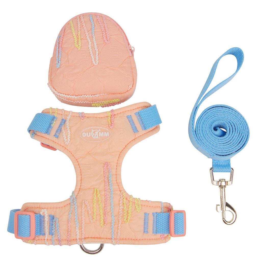Pet Harness With Leash And Storage Bag For Small Dogs And Puppies