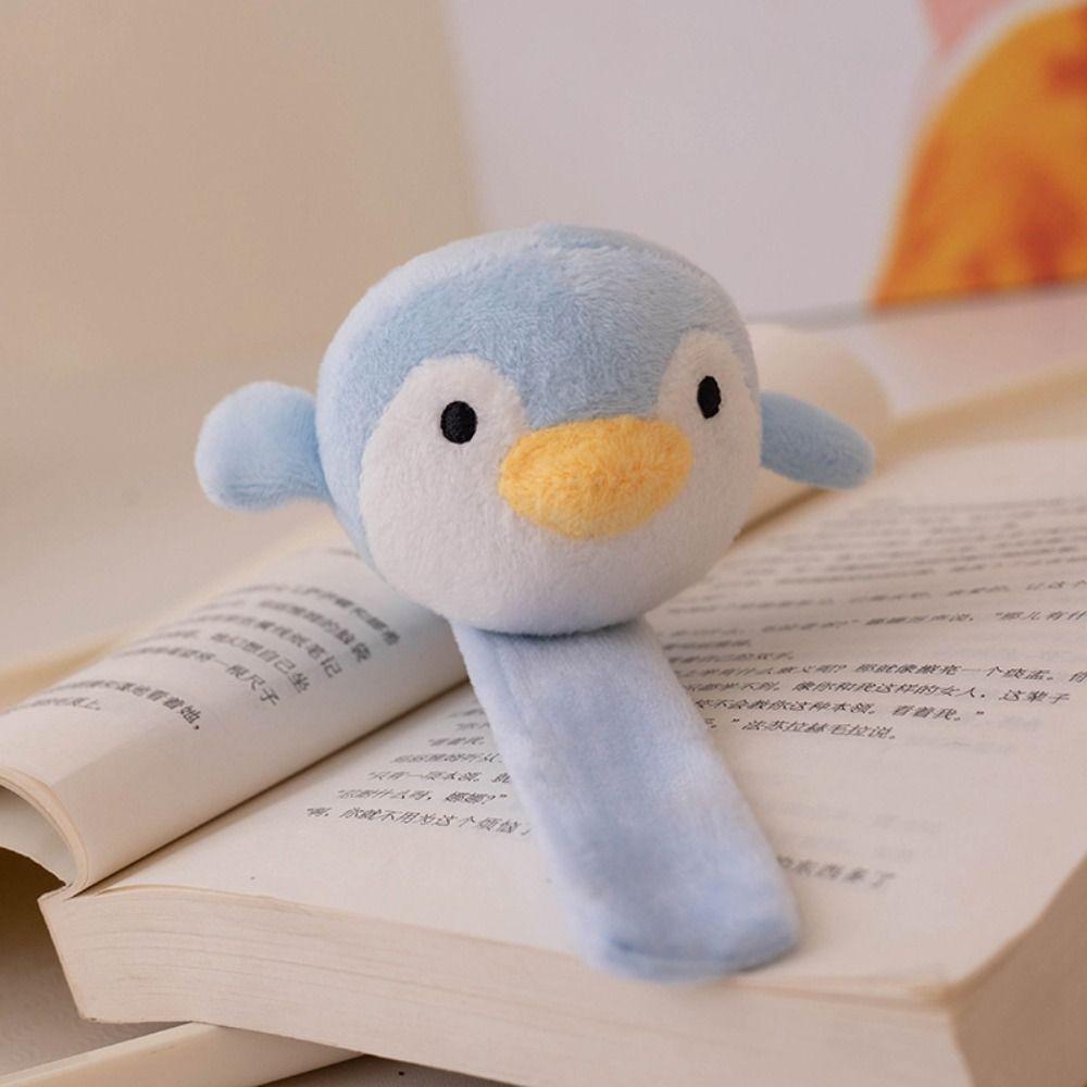 Wrist Style Plush Doll Slap Bracelet Simulation Little Penguin Plush Wrist Band  Christmas Toy