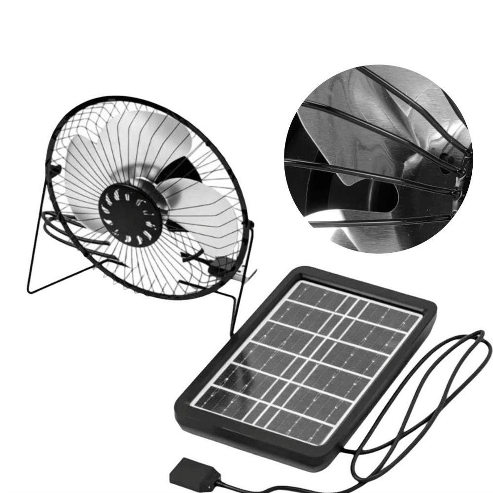 Low Noise Portable Fan Battery Operated Exhaust Fan Air Extractor Solar Fan  Office