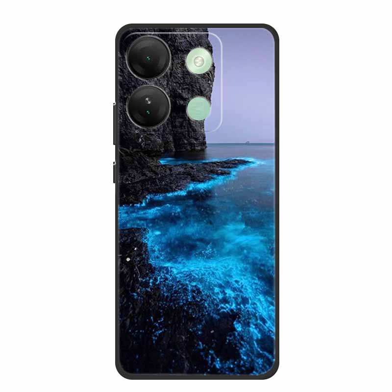 For Infinix Smart 7 HD Plus Case Black Silicone Soft Back Cover Case For Infinix Smart 7 Plus HD Phone Case Smart7 HD 7Plus Capa