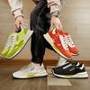 Fashion 2024 Original Men's Fashion Sneakers Orange Letter Printed Low Sneakers Men Breathable Casual Sneakers Men Zapatillas De Hombre