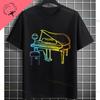 Funny Always Be Yourself Unless You Can Be A Piano Player Graphic Tshirt Pure Cotton Short Sleeve Casual Streetwear Tshirts