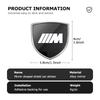 SNLL4 Car Body Logo Decoration Sticker 3D Stereo Alloy Modification For BMW Performance M E87 E30 E46 E28 F35 G20 E93 F20 X3 X