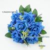 7-Head 3D Rose Bouquet with Rose Handle for Wedding and Home Decor