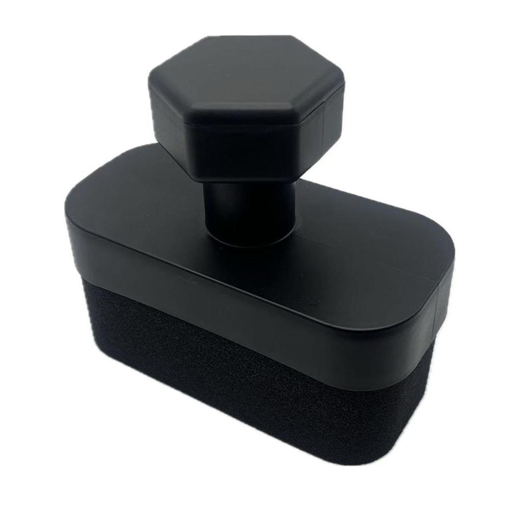 Truck Waxing Foam Van Tire Wax Pad Sponge Brush Handheld High-density Waxing Sponge Brush Auto Beauty Care Pads