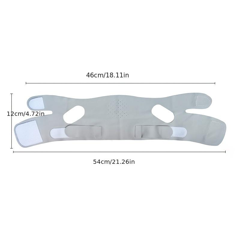 Adjustable V Shape Face Slimming Strap Double Chin Reducer Lifting Band Women Breathable Facial Toning Belt