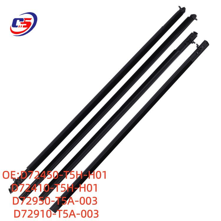Honda Fit Electroplated Sealing Strip for Car Door Window Glass Outer Water Deflector
