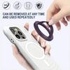 Magnetic Phone Ring Removable Waterproof Liquid Silicone Magnetic Phone Ring Holder Grip Attachment for iPhone & Android Cases