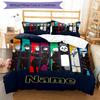 3pcs Custom Name Jujutsu Kaisen Bedding Set Duvet Cover Closure Includes 1 Duvet Cover & 2 Pillowcases, Soft and Comfortable for All Seasons.