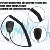 Waterproof PTT Handheld Microphone Speaker Mic Fit for Yaesu Vertex VX‑6R VX‑7R