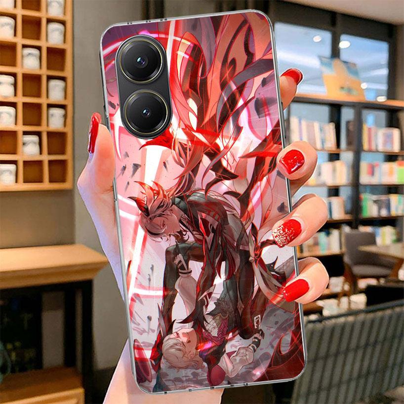 Arlecchino Genshin Impact Phone Case For Xiaomi Poco F7 Ultra X7 X6 X5 Pro M7 Redmi 15C 15 13C 13 12C 12 10C 10 9A 9C 9T 9 Shell