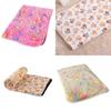 Plush Cute Pet Warm Paw Print Dog Puppy Fleece Blanket For Cozy Sleeping