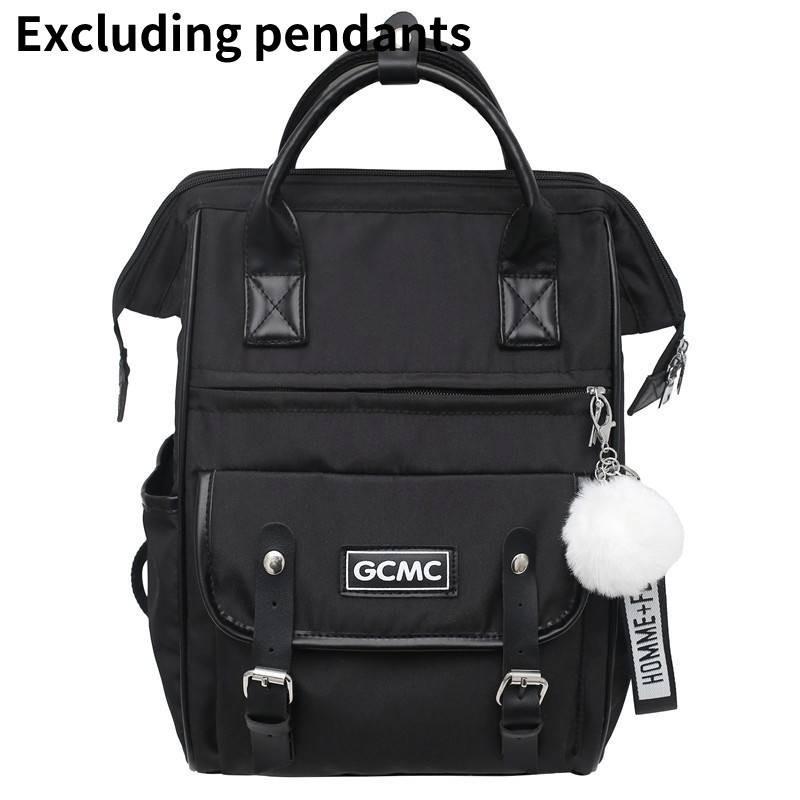 Large Capacity High Fashion Nylon Backpack For Girls With Computer Insert Pocket