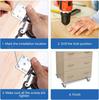 1pcs/lot Universal Fixed Swivel Casters for Table Chair Sofa With/Without Brake Heavy Duty Furniture Castor Silent Trolley Wheel