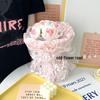 OJW Ins Style Fresh Knitted Rose Bouquet