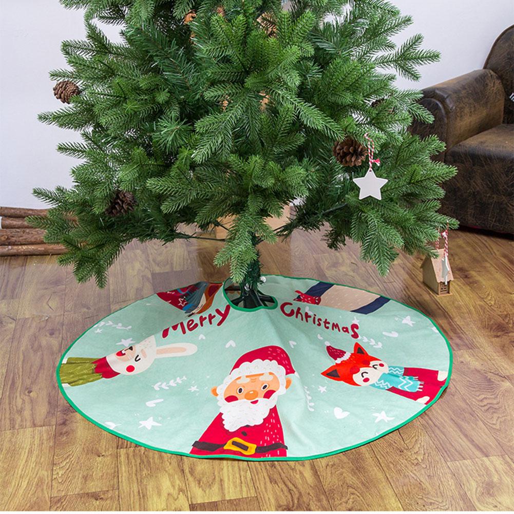 Gonna per Base Albero di Natale 90CM Tappetino per Pavimento-Copertura Ornamento Decorazione Albero di Natale Caldo Nuovo
