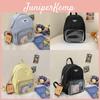 Kids Nylon Mini Backpack With Letter Pattern For Casual Travel And Girls Fashion