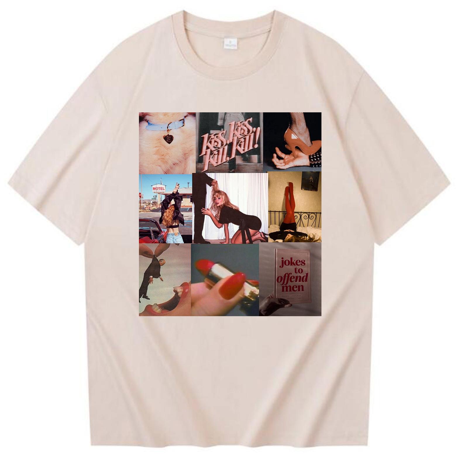

Vintage T-shirt for women high quality t-shirts Sabrina Carpenter t-shirts friend t-shirt for womenmoda S
