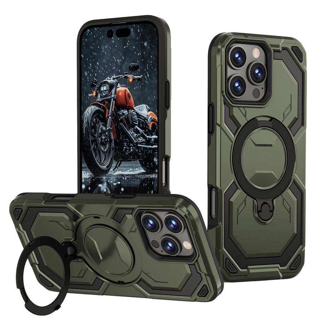 Warrior Anti-Drop Magnetic Case for iPhone 17 Pro Max: Heat Dissipation Armor Protective Cover