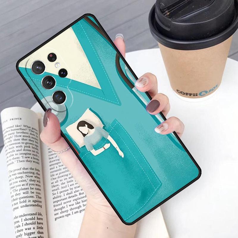 Medicine Doctor Nurse Phone Case Cover For Samsung Galaxy S24 S25 Ultra S21 S22 Ultra S10E Note 10 Plus Note 20 FE S23