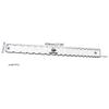 Guitar Notched Straight Edge, Guitar Neck Notched Straight Edge Luthiers String Action Ruler Gauge String Height Gauge