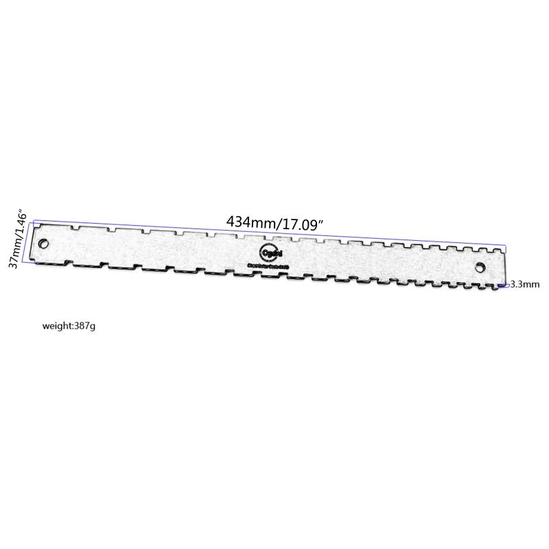 Guitar Notched Straight Edge, Guitar Neck Notched Straight Edge Luthiers String Action Ruler Gauge String Height Gauge