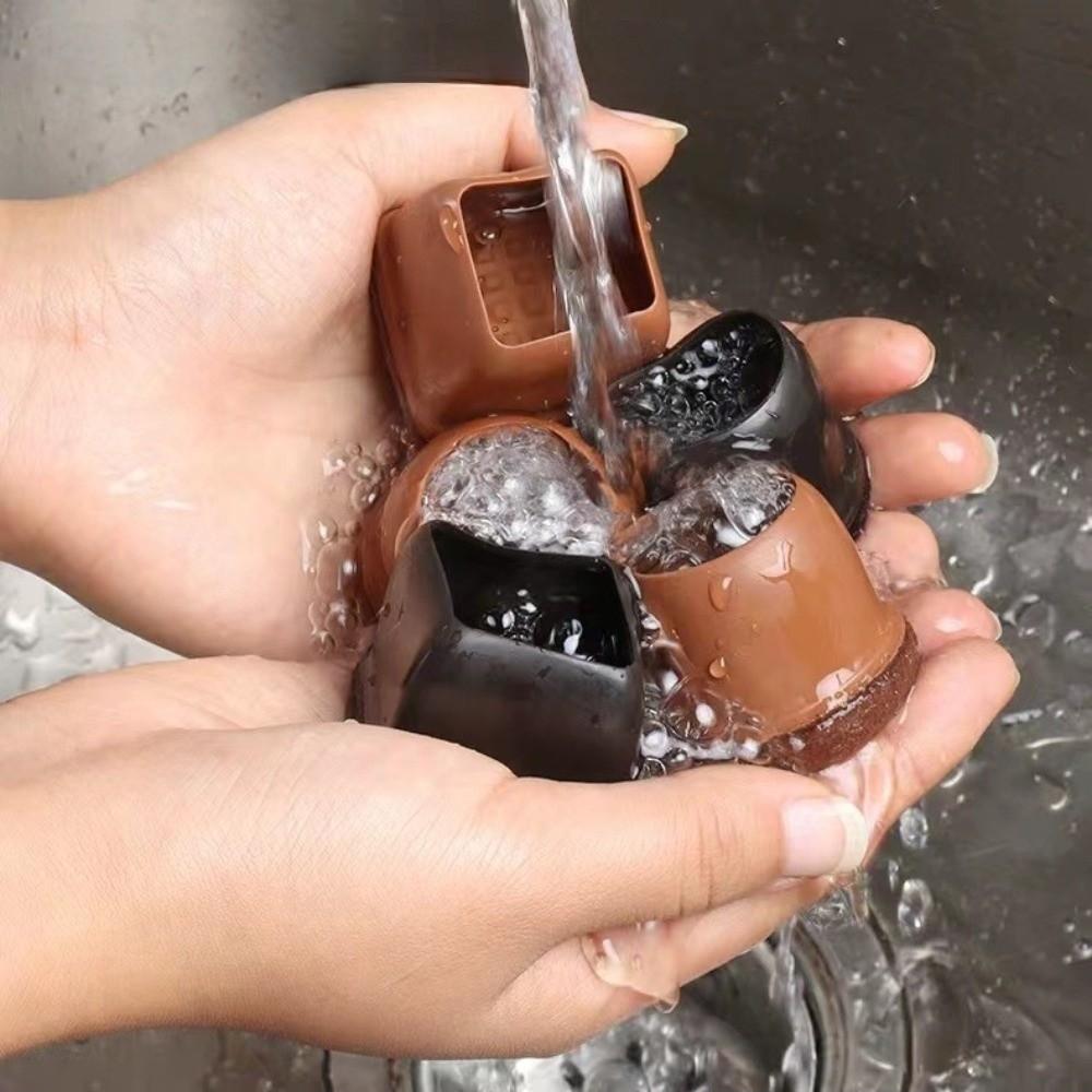 8pcs/set Non-slip Table Leg Floor Protectors Wear-resistant Chair Leg Protector Pad  Office Use