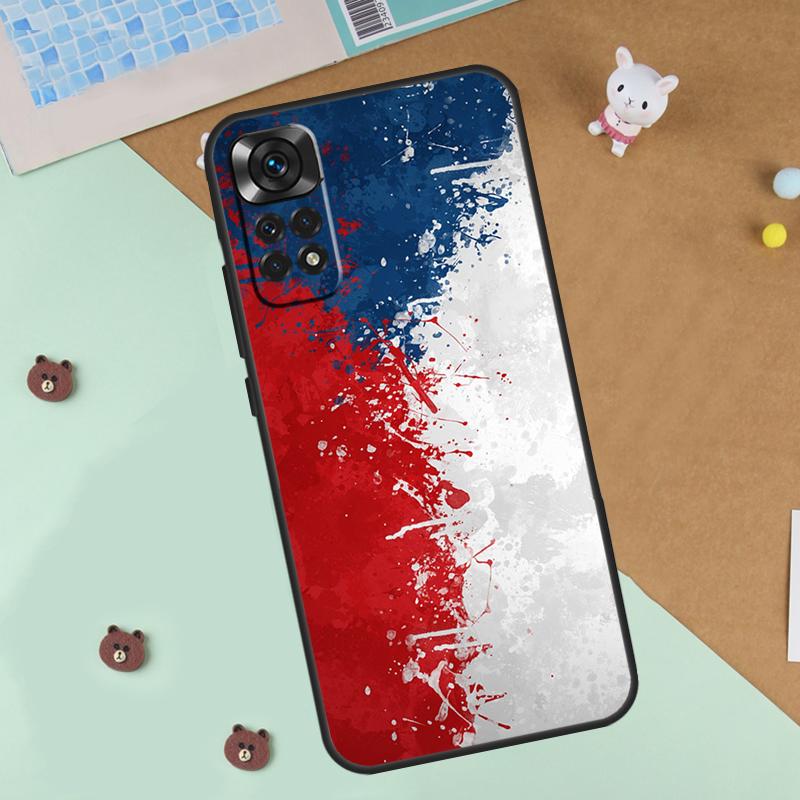 Czech Republic Flag Case For Xiaomi Redmi Note 14 13 12 9 10 11 Pro 10S 11S 12S Cover For Redmi 13C 10C 12C 14C