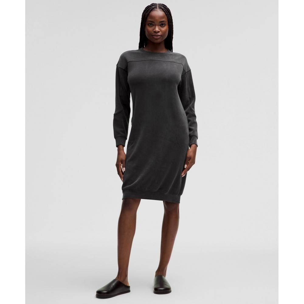 

Lululemon Softstreme Midi Dress Black 4