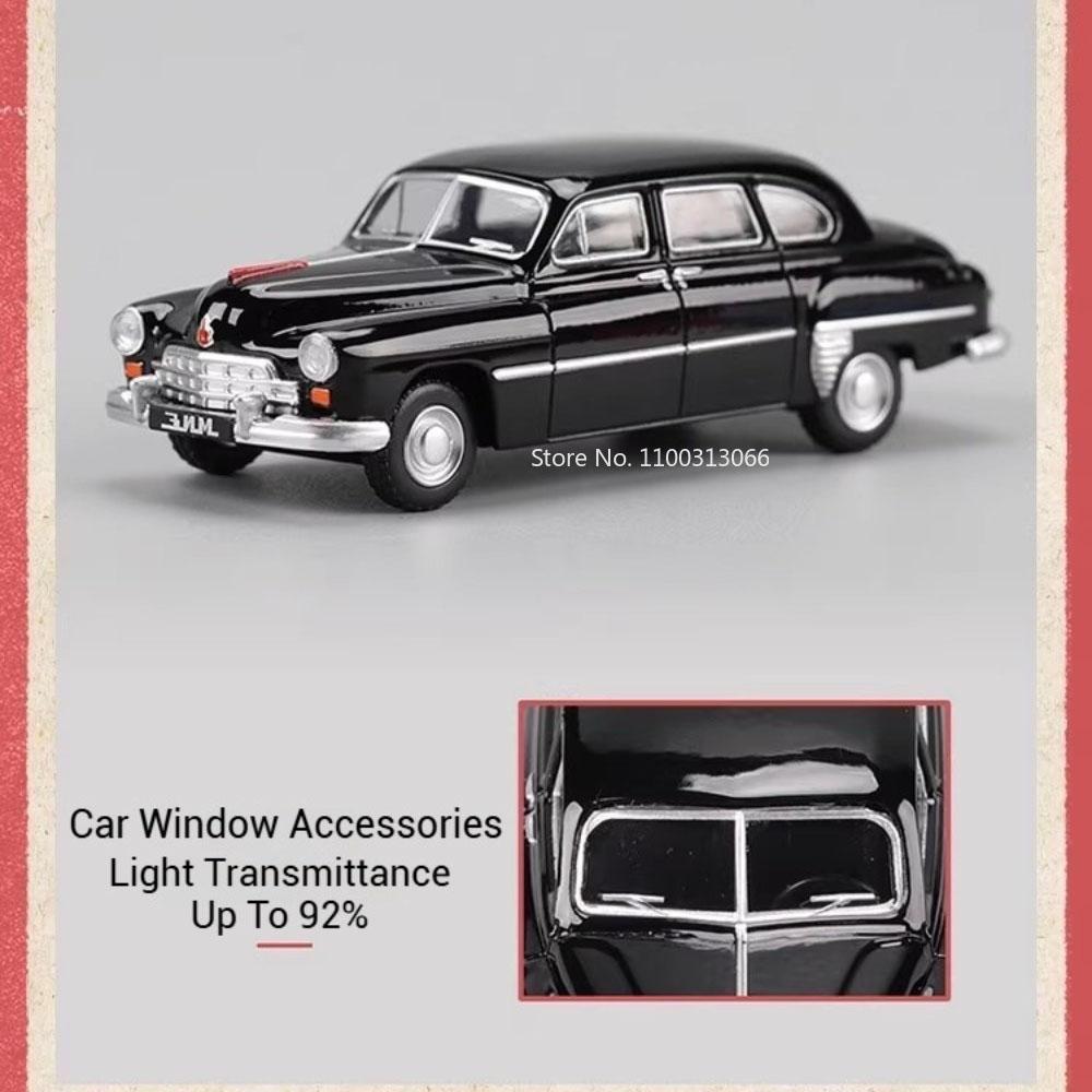 1:64 Alloy Diecasting Cars Toys Miniature Models ZIS-110 GAZ-12 ZIM LADA 2105 2101 Exquisite Interior Vehicles Model Ornaments