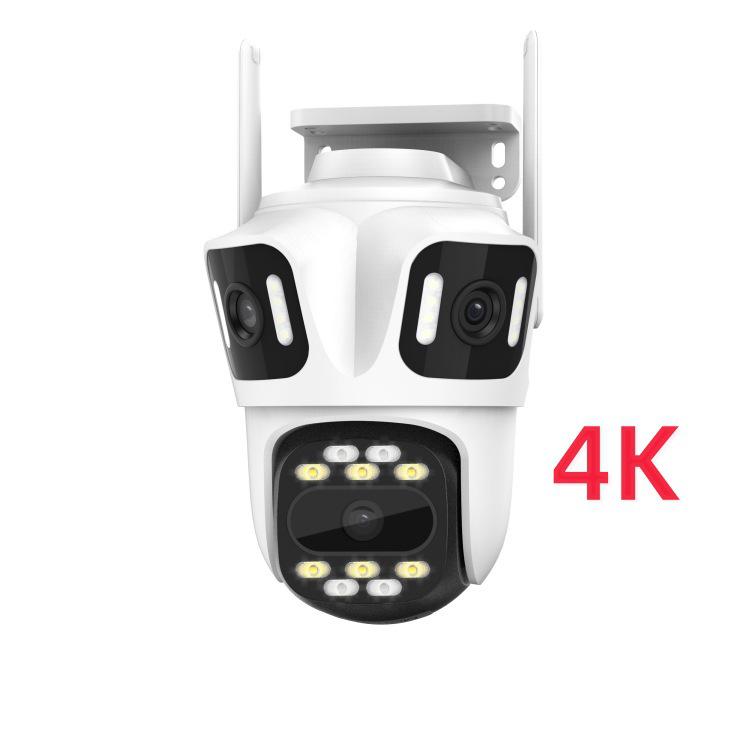 

4K Wireless Outdoor PTZ Security Camera with 8X Zoom, Audio, and Triple Lens 8MP-WIFI