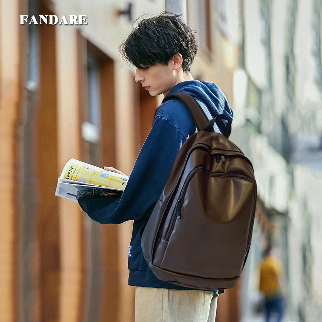 FANDARE Waterproof Backpack for Women, Lightweight, Large Capacity, Simple Design, Unisex, Popular for High School and Middle School Students,