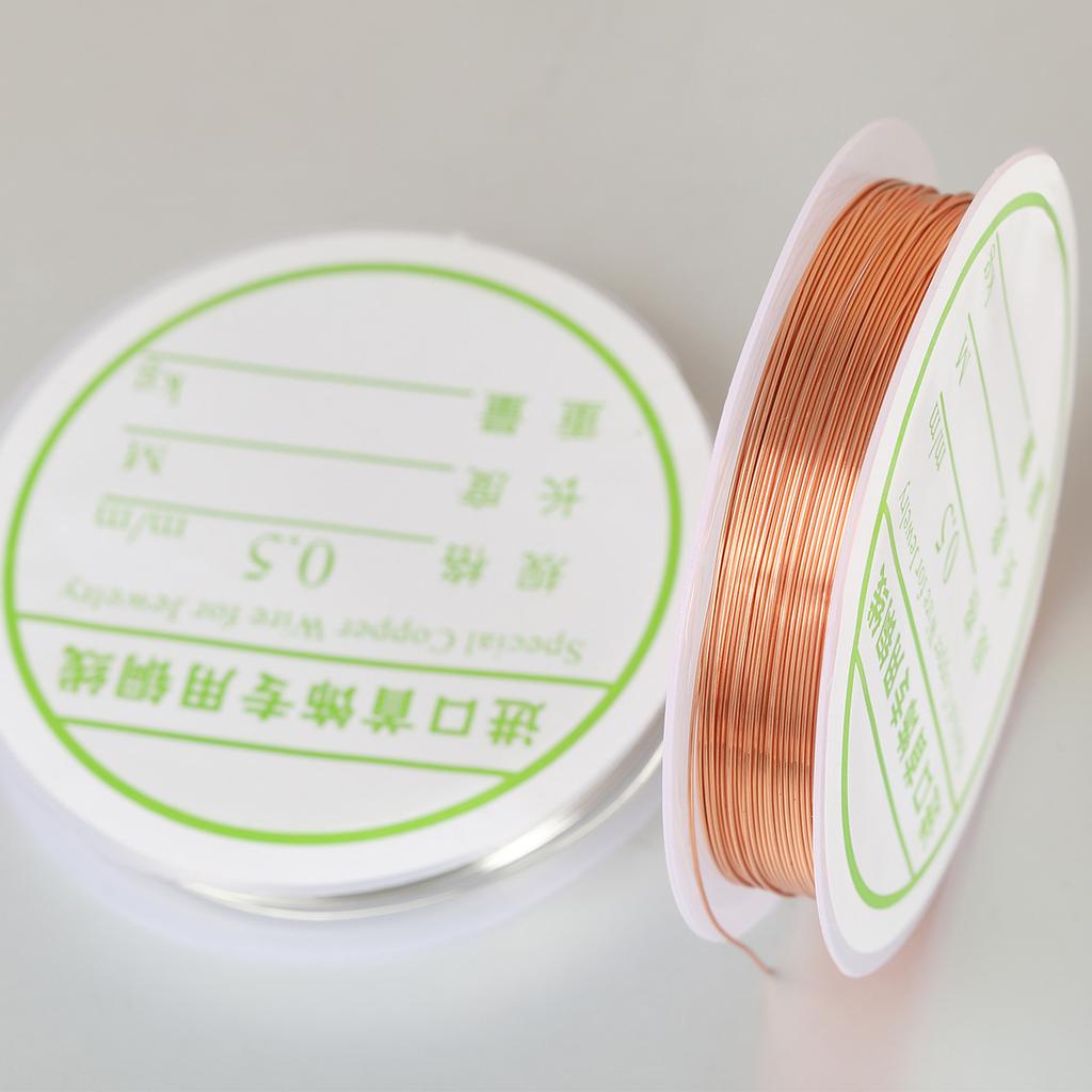 Copper Wire Handcrafted Copper Wire Small Coil Gold Wire Accessories Winding Wire Threading Beads Lead Wire Colored Copper Wire
