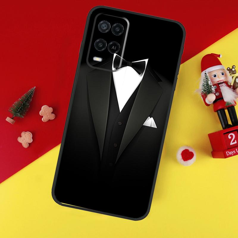 

Чехол с костюмом и галстуком для OPPO A74 A94 A17 A16 A15 A79 A58 A78 A98 A77 A5 A9 A96 A76 A52 A72 A57S A54S A53S OPPO A15