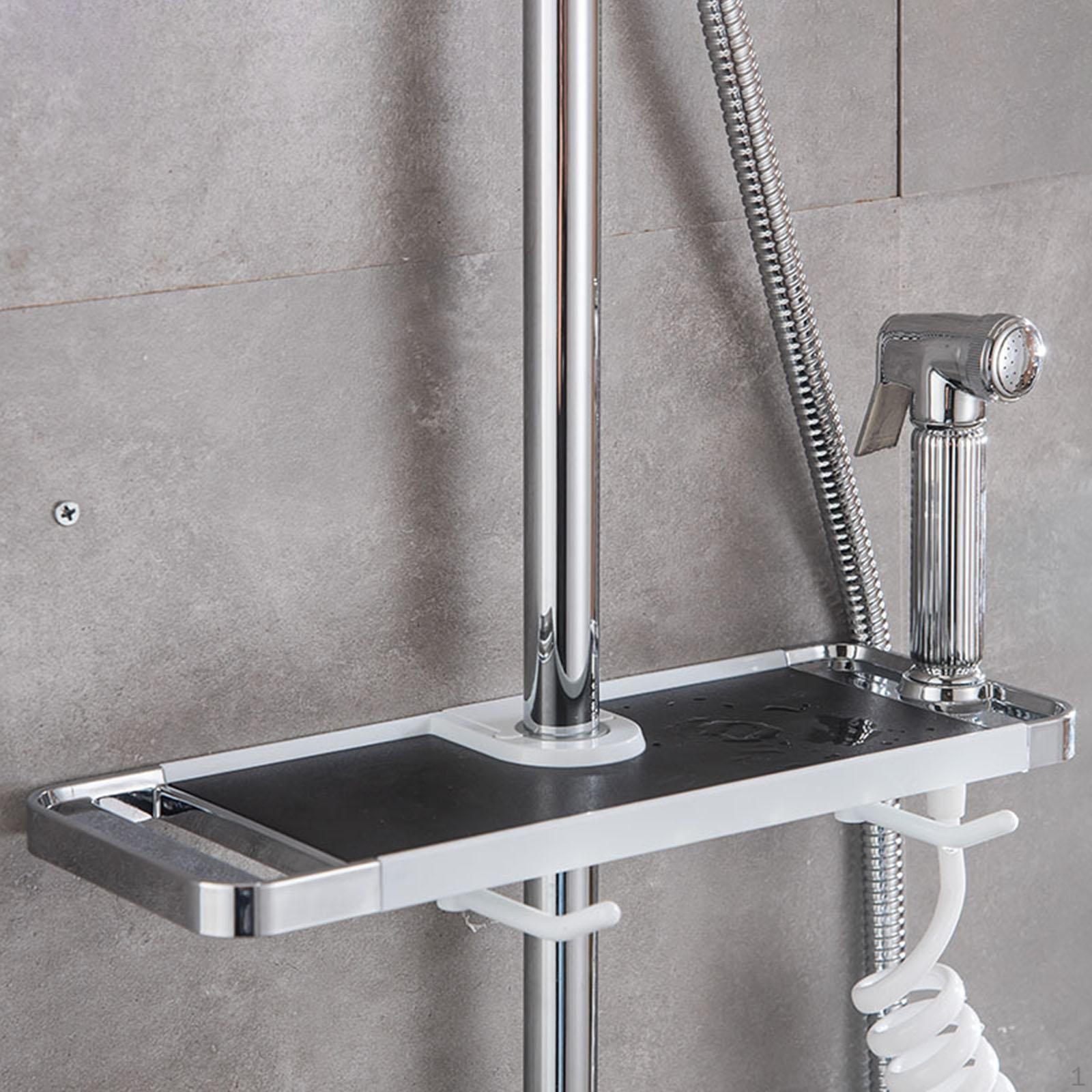 

Полка для душа, держатель для шампуня, регулируемые полки для направляющей, органайзер, мыльница 18 to 25mm