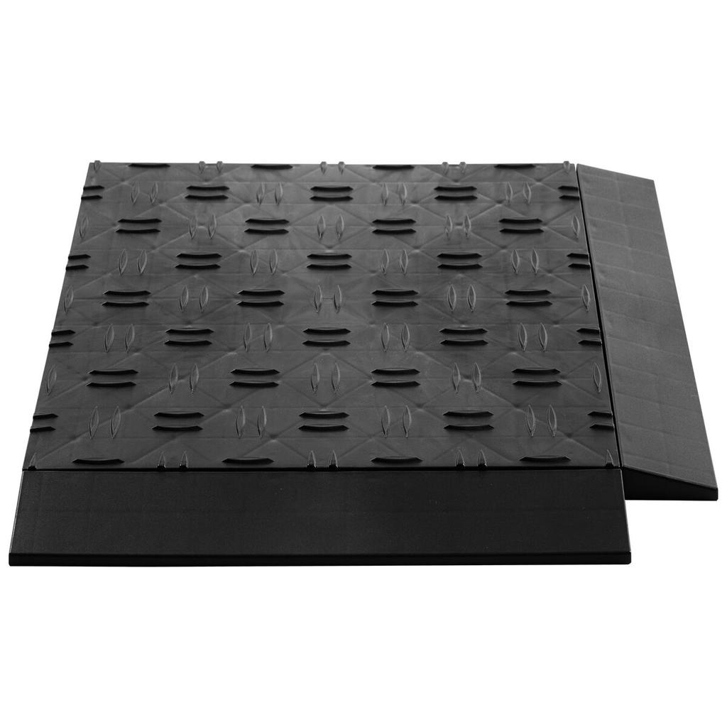 Female Garage Floors Transition Edge Kit, 15 PCS Sturdy PP Interlocking Modular Garage Floor Edging Slip-resistant, Easy Assembly Compatible Only With