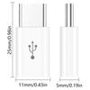 Converters for Tablets Phones USB Female To USB C Male Adapter Support Data Transfer Laptops Charging Adapter