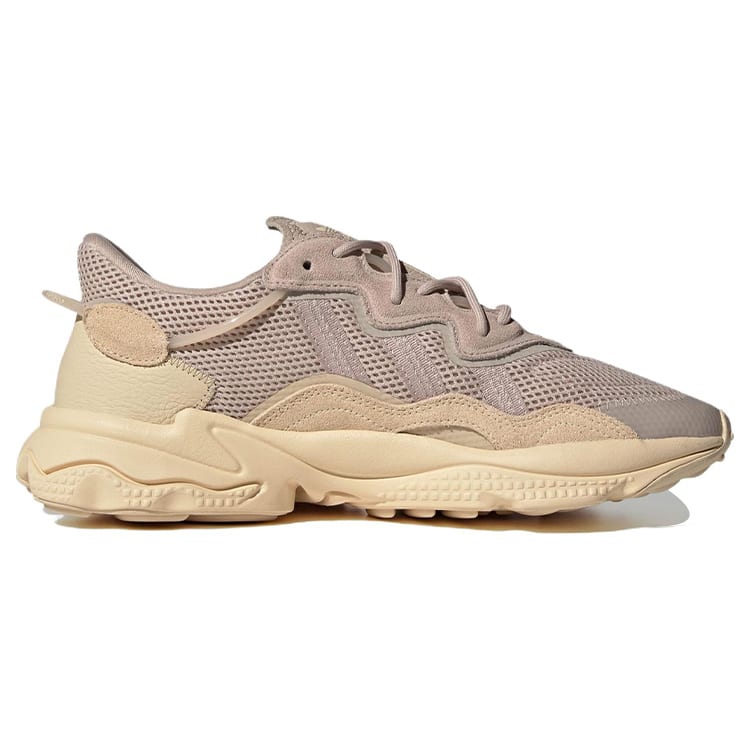 Adidas Originals Ozweego Fabric Sports Slip Resistant, Abrasion Resistant, Lightweight Low top Casual Shoes Unisex Tan H06147