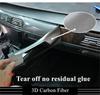 3D Carbon Fiber Pattern Vinyl Car Interior Trim Sticker For BMW 5 Series F10 F18