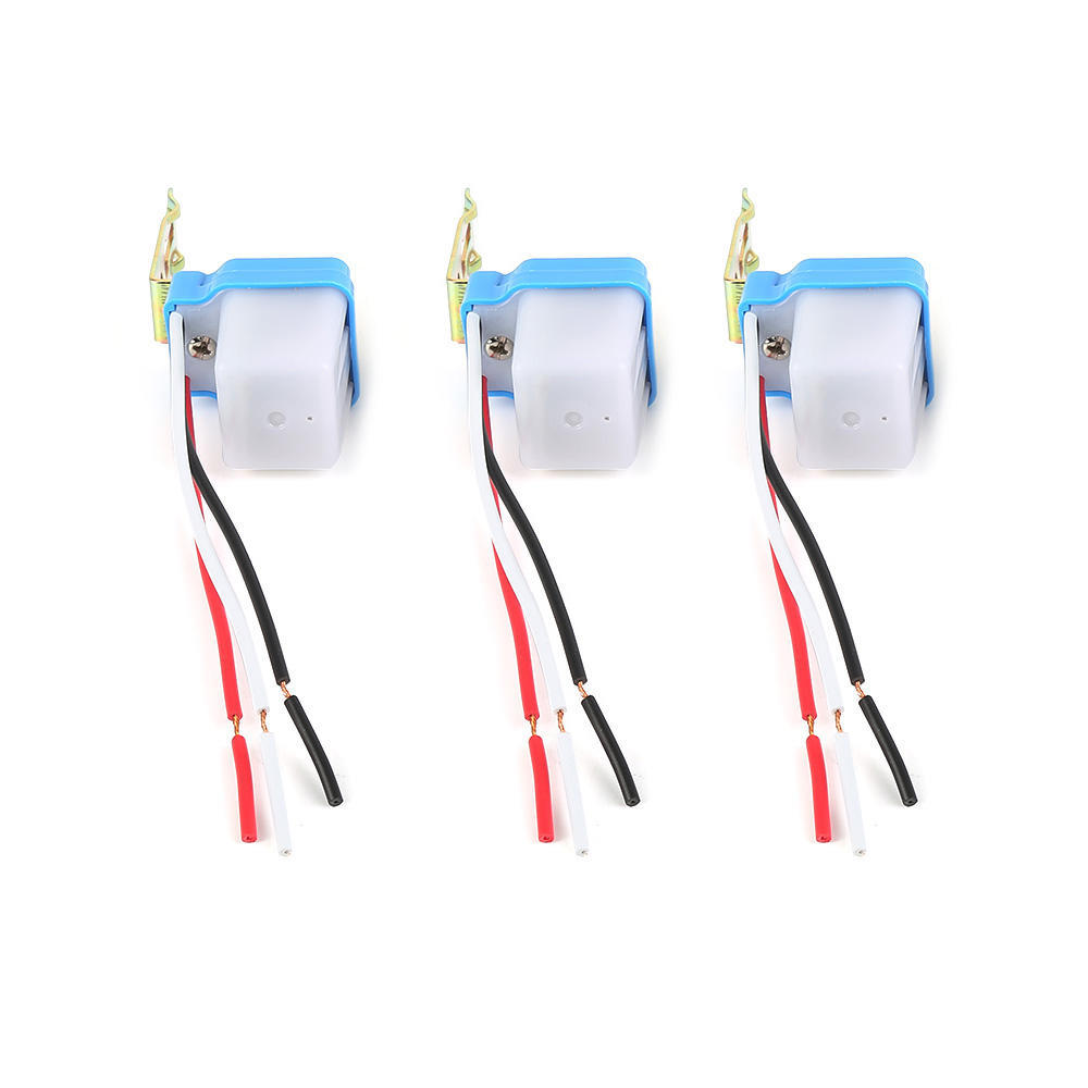 220V 10A Otomatik Açma Kapama Otomatik Sokak Lambası Kontrol Sensörü Açma Kapama
