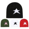 2025 Winter New Wool Hat Trendy Versatile Pullover Hat Beanie Outdoor Pentagram Cold Hat Men