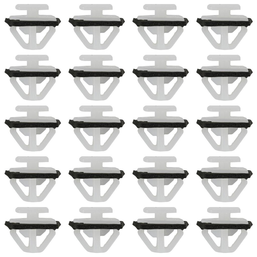 Useful Car Rivet Clips With Sealer W/ Sealer White 20pcs 87756-2E000