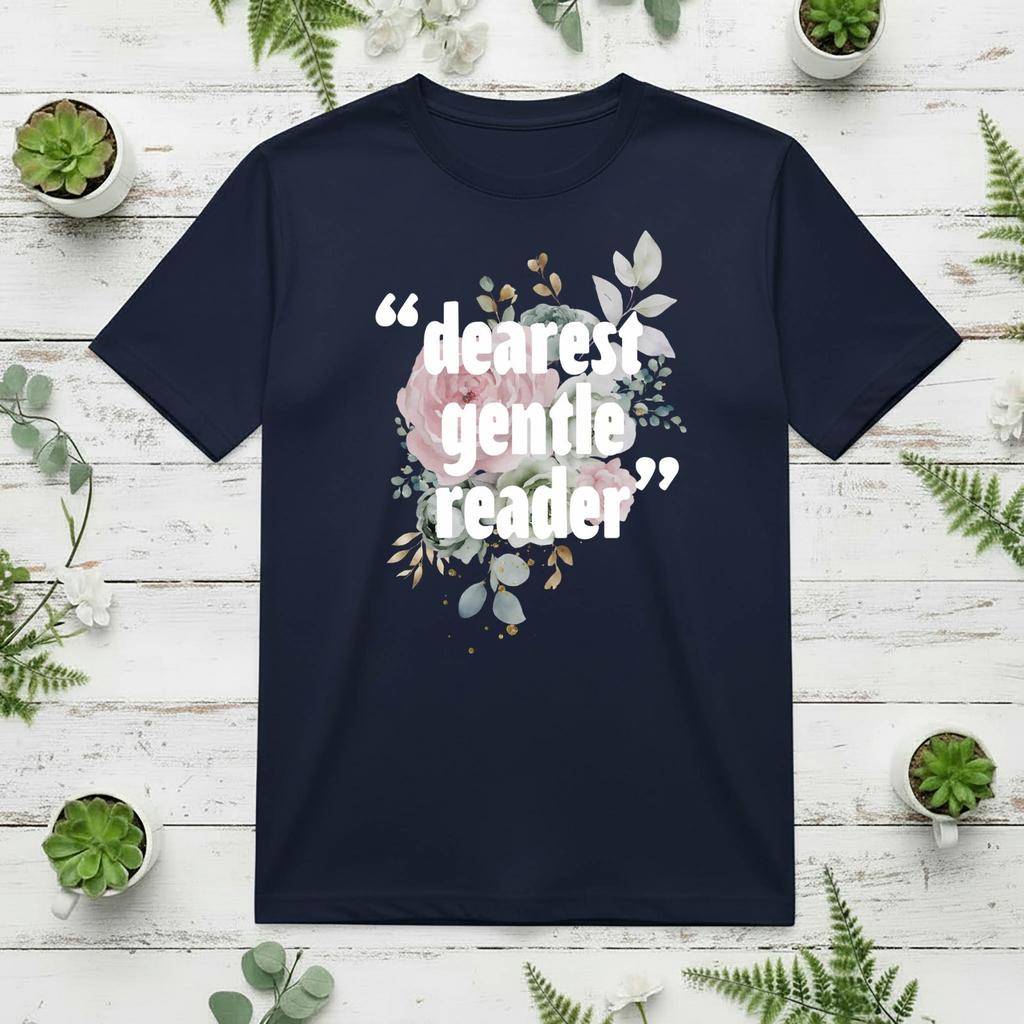 Dear Gentleman Reader Letter Print Gift 2026 Summer Mens Womens Luxury Pure Cotton Oversized Tshirt Street Wear Y2K
