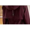 Elegant Women Hooded Trench Coat Slim Fit Spring Autumn Long Coat with Lining Casual Outerwear
