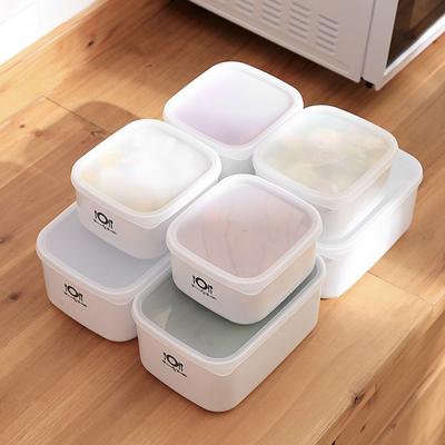 Bento Box impilabile Scatola per alimenti quadrata rettangolare in PP a bocca larga