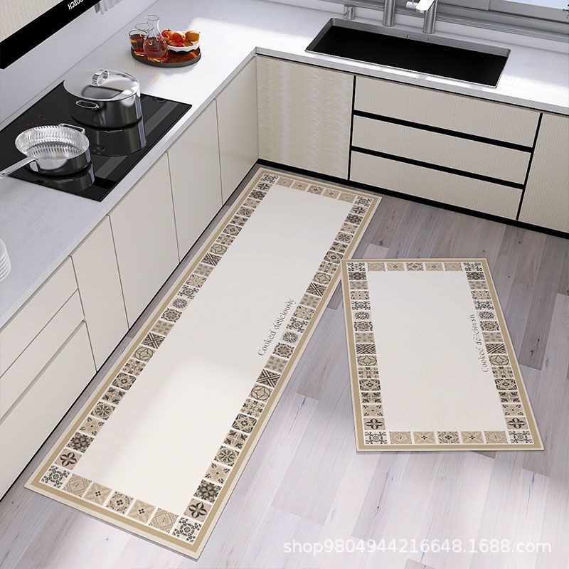 Diatom Mud Floor Mat For Kitchen, Non-Slip And Oil-Proof Foot Mat For Household Wiping, Leave-In Absorbent Carpet Can Be