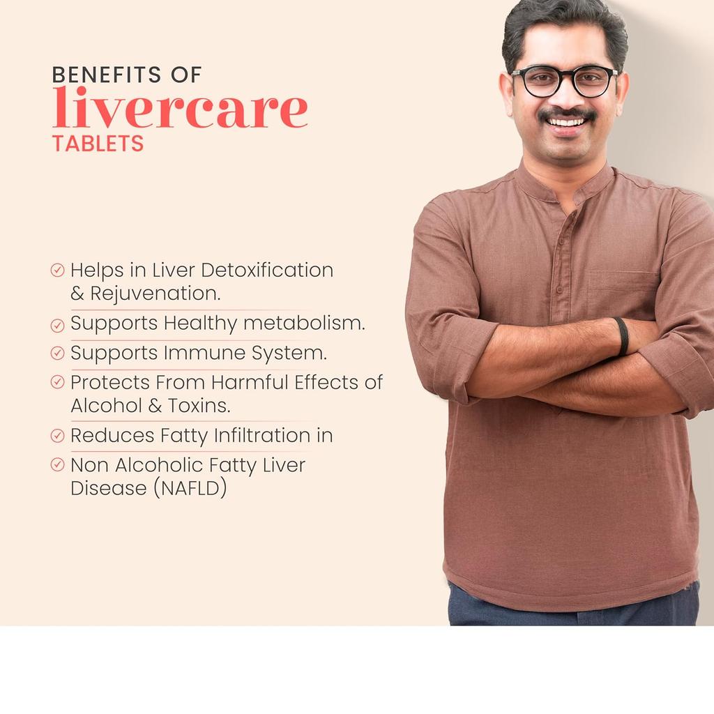 Vedistry Livercare Herbal Liver Support Tablets With Bhumiamalaki Kutaki Amalaki For Digestive Metabolism 60 Tablets