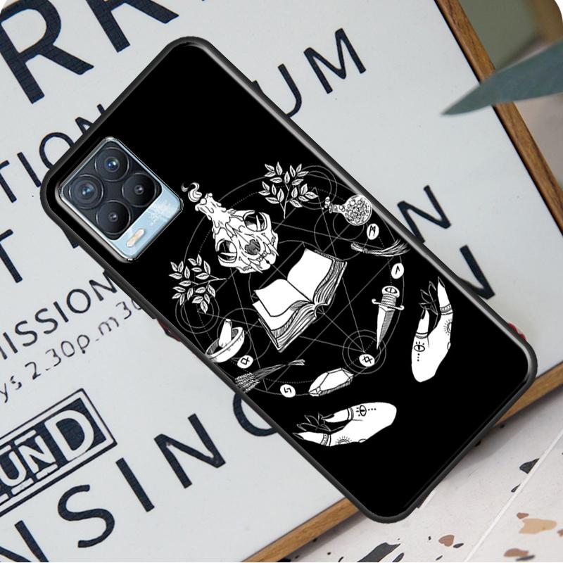 Carcasă din spate magică Witch Witchcraft pentru Realme 8i 8 Pro GT Neo 2 Master C15 C21 Coque pentru OnePlus 8T 9R Nord2 9 Pro