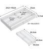 Yamazaki Ausziehbarer Schreibtisch W25 x x Turm-Schubladenschrank 3441 (Yamazaki Industries) & Tablett, Weiß, Ca.. D24,6~45 H5,7cm, Serie, Koffer,